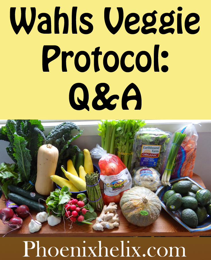 Wahls Veggie Protocol Q&A | Phoenix Helix