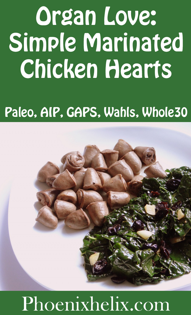 Simple Marinated Chicken Hearts | Phoenix Helix