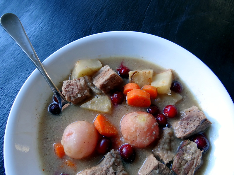 Slow Cooker Beef Stew with Cranberries and Rosemary Paleo AIP