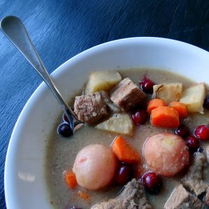 Slow Cooker Beef Stew with Cranberries and Rosemary | Phoenix Helix