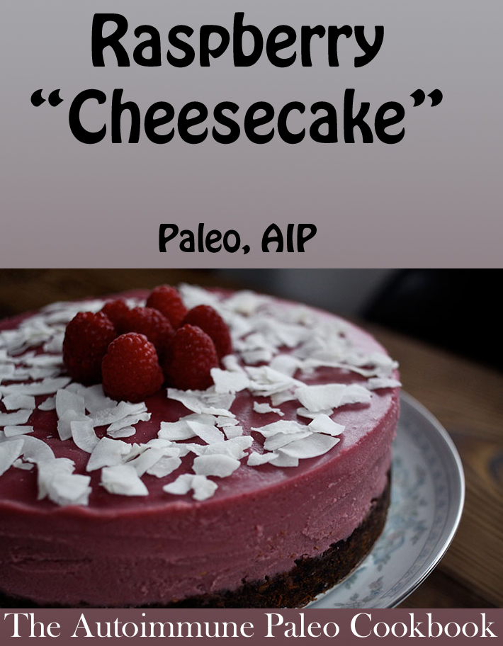 Hardcover Autoimmune Paleo Cookbook Review & Sample Recipe: Raspberry "Cheesecake" | Phoenix Helix