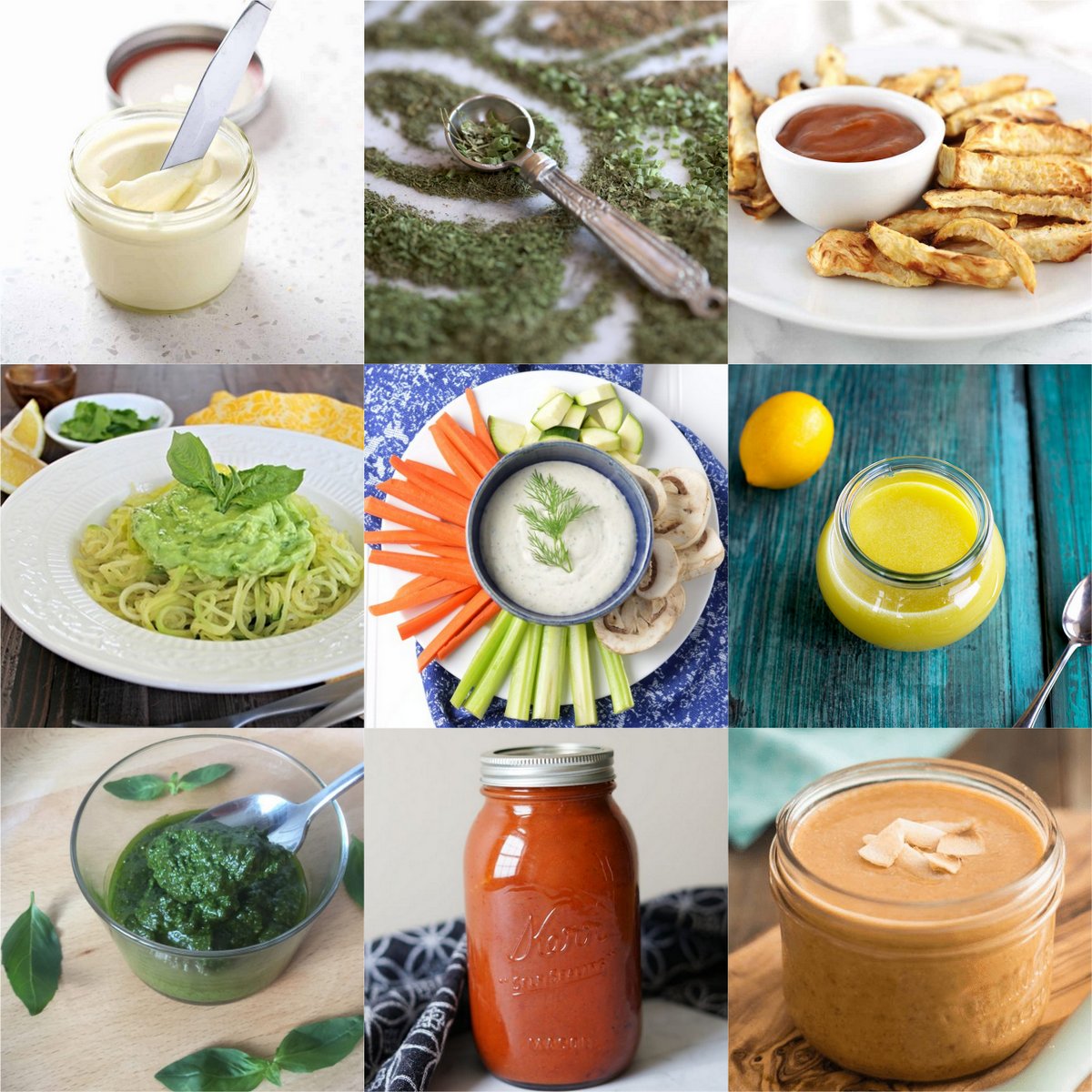 photo collage of featured recipes