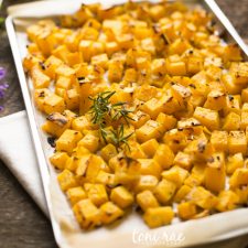 Rosemary & Shallot Roasted Butternut Squash (Paleo, AIP, GAPS, Wahls, Whole30)