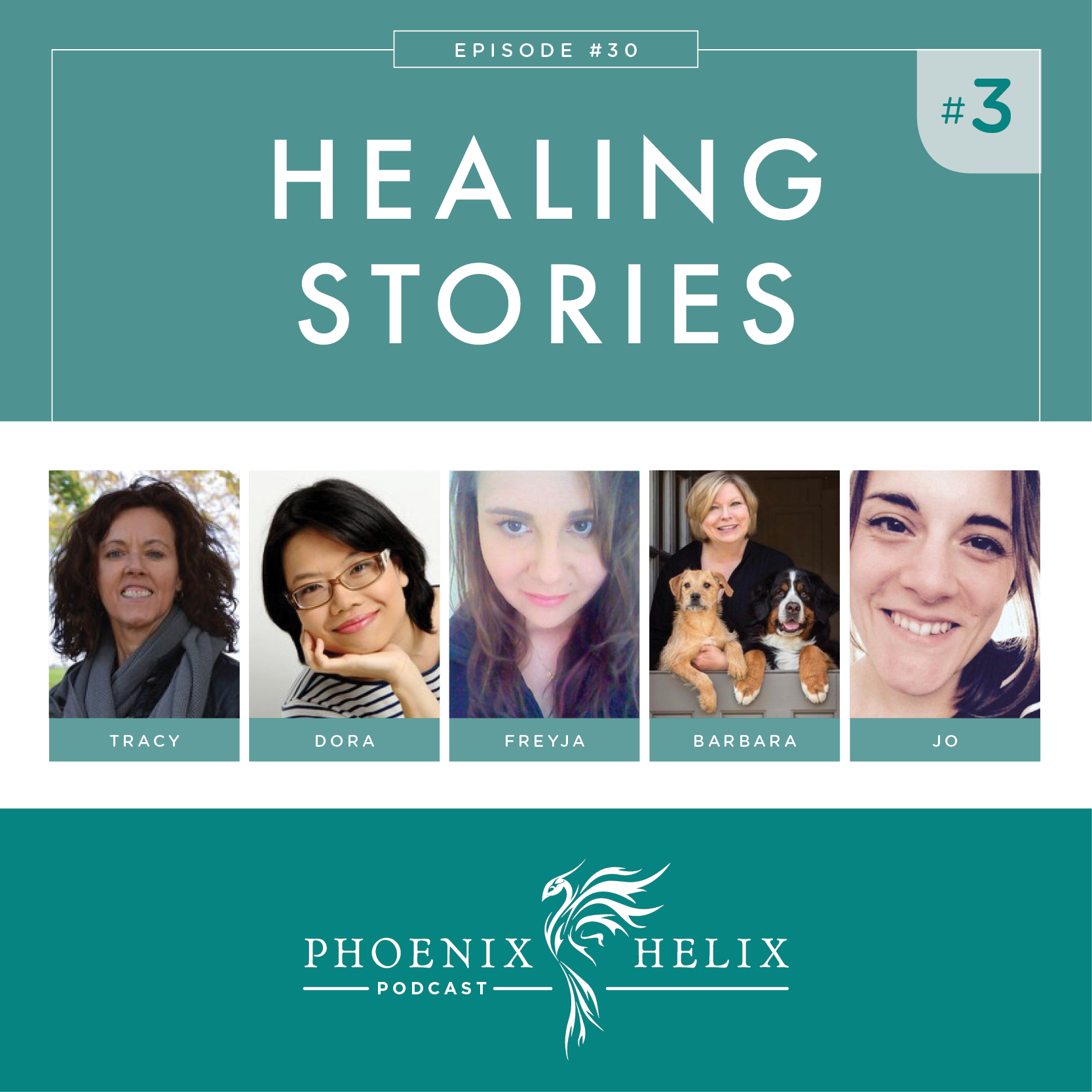 Healing Stories 3 | Phoenix Helix Podcast (Scleroderma, Polymyositis, Raynaud's, Psoriasis, Grave's Disease, Uveitis, and Parkinson's Disease)