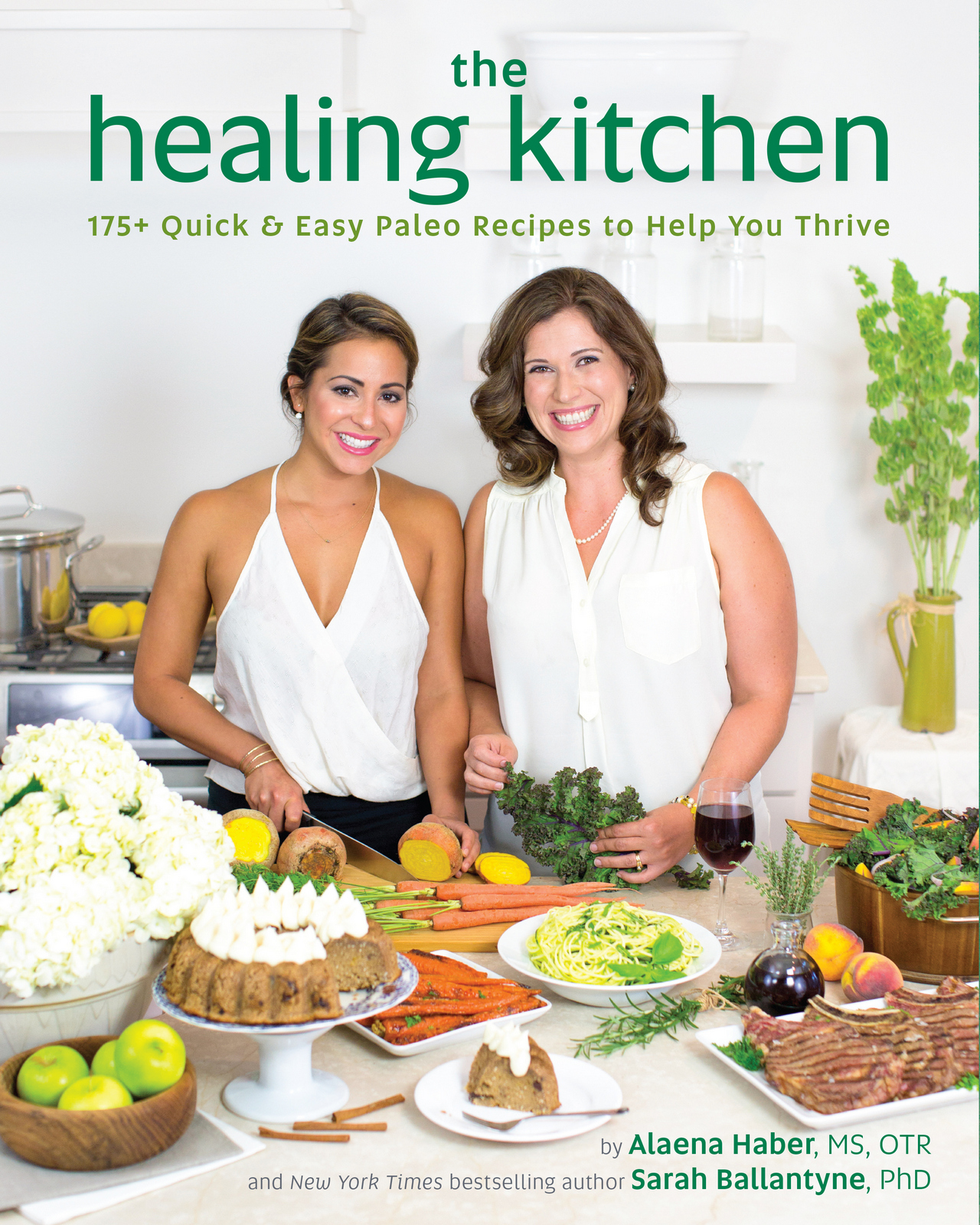 cookbook cover with photo of authors in the kitchen