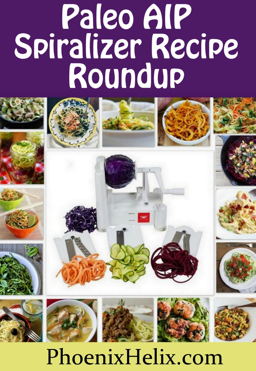 Paleo AIP Spiralizer Recipe Roundup | Phoenix Helix