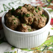 Instant Pot Swedish Meatballs with Mushroom Gravy (Paleo, AIP, GAPS, Wahls, Whole30)