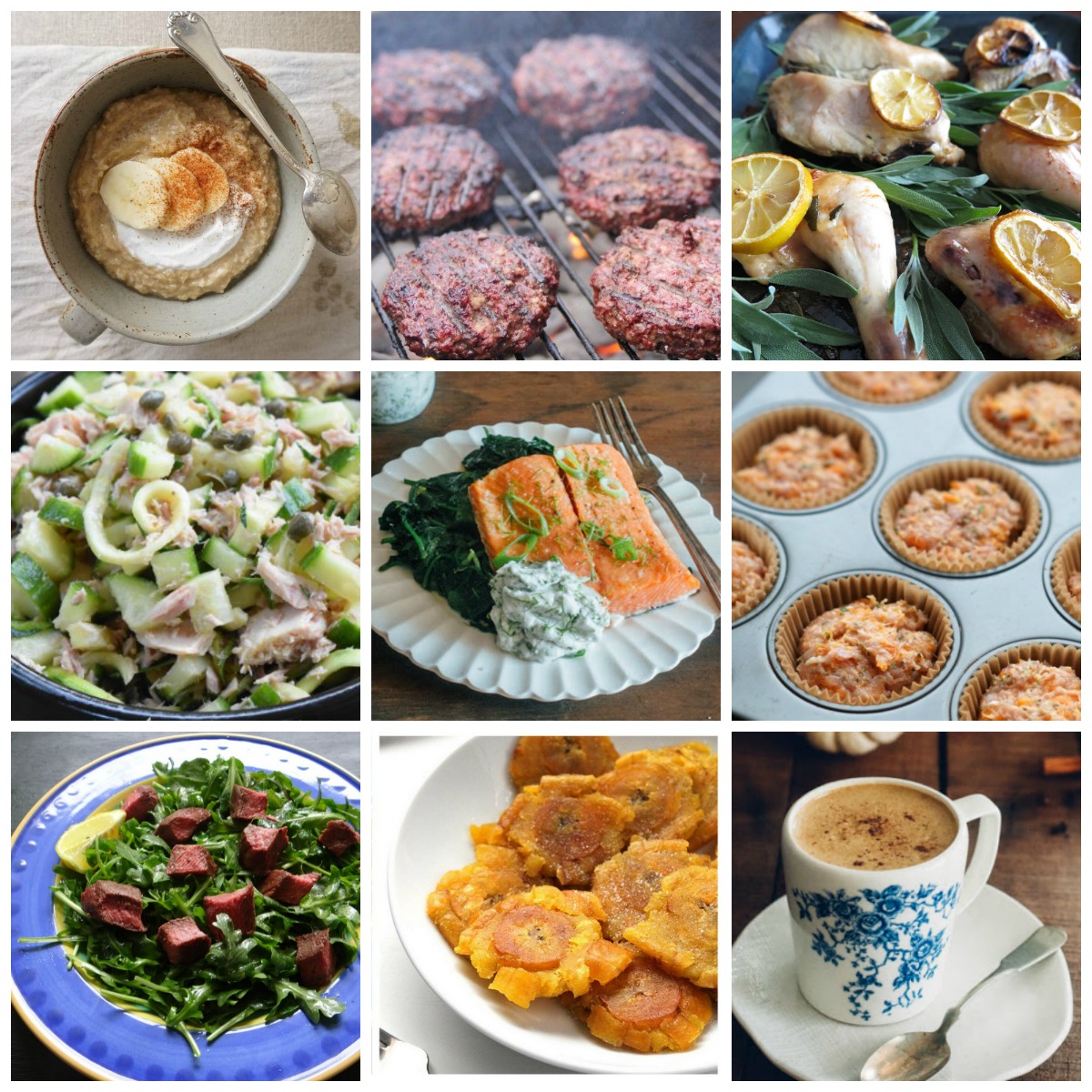 photo collage of featured recipes