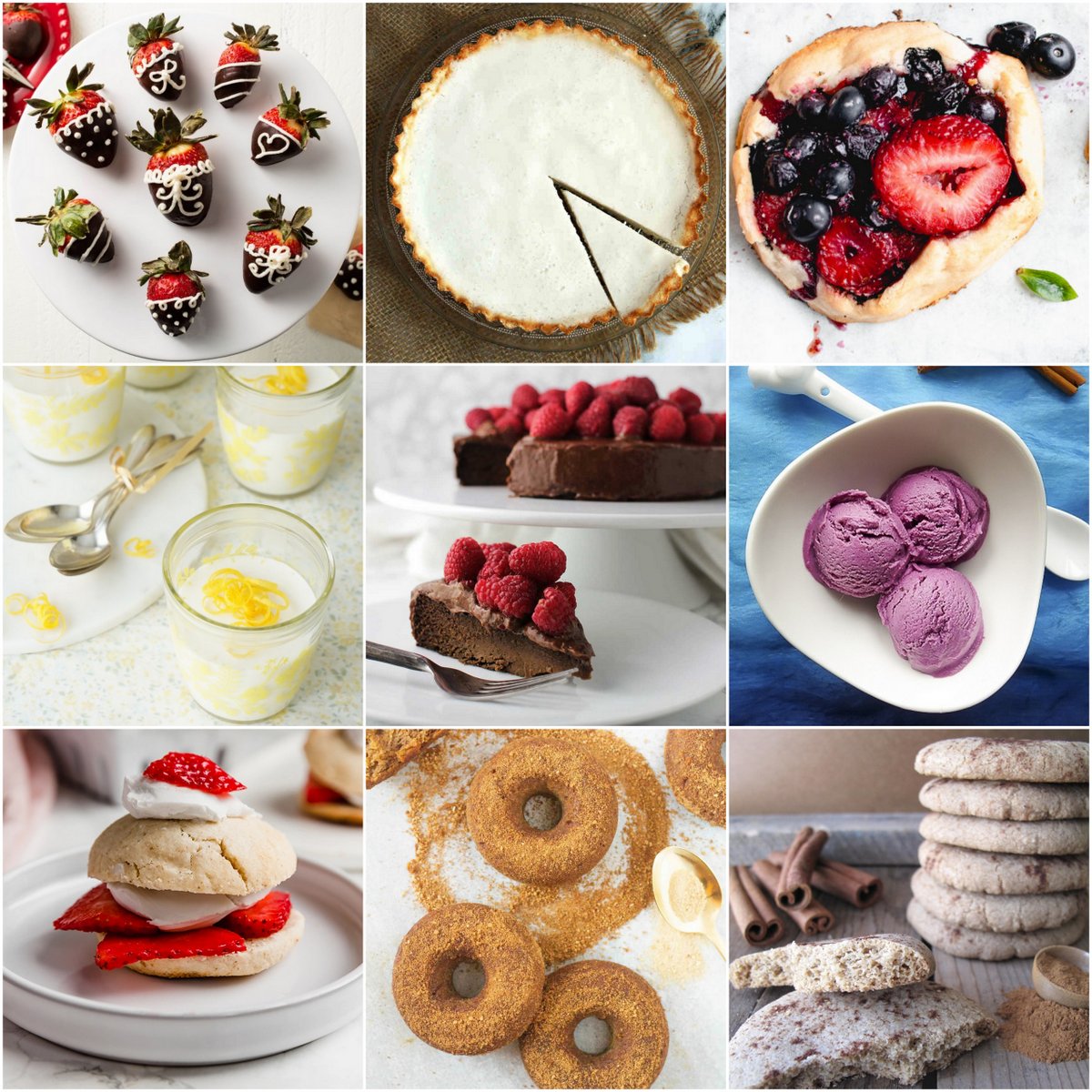 photo collage of featured recipes