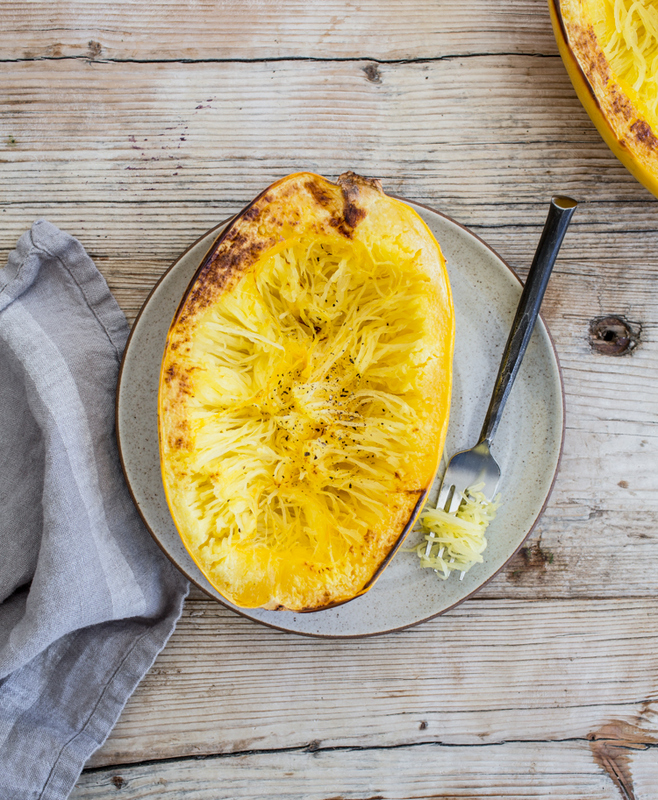 recipe photo of cooked spaghetti squash