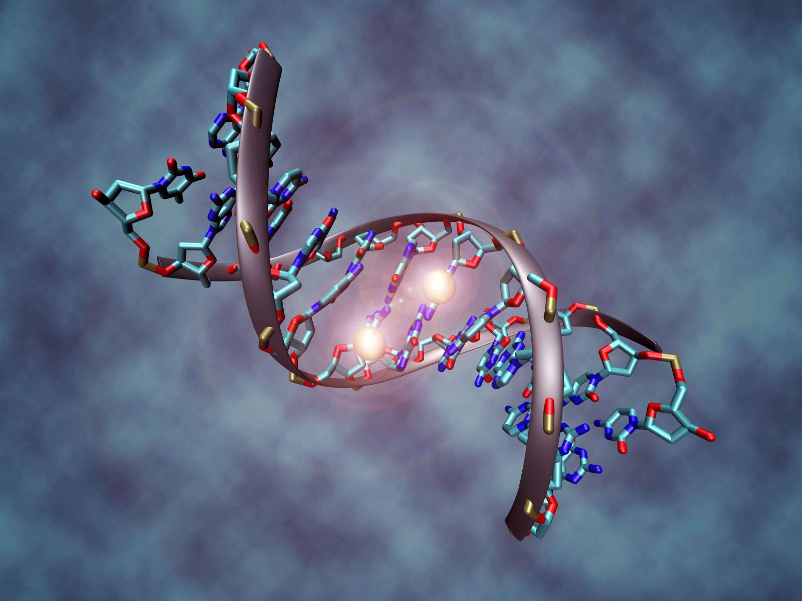 illustration of the DNA helix spiral