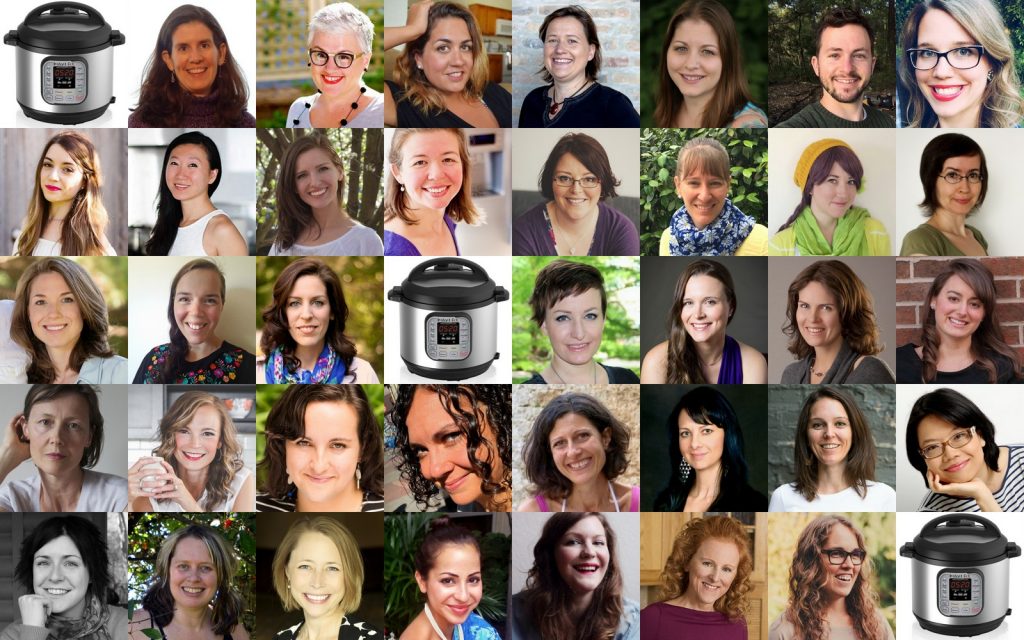 photo collage of all the recipe contributors