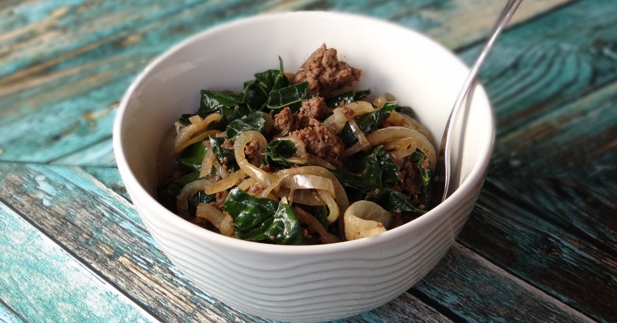 One-Pot Herbed Balsamic Beef and Kale (Paleo, AIP, GAPS, Wahls, Whole30 ...