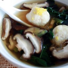 Fish Dumplings in Shiitake-Ginger Broth (Paleo, AIP, GAPS, Wahls, Whole30)