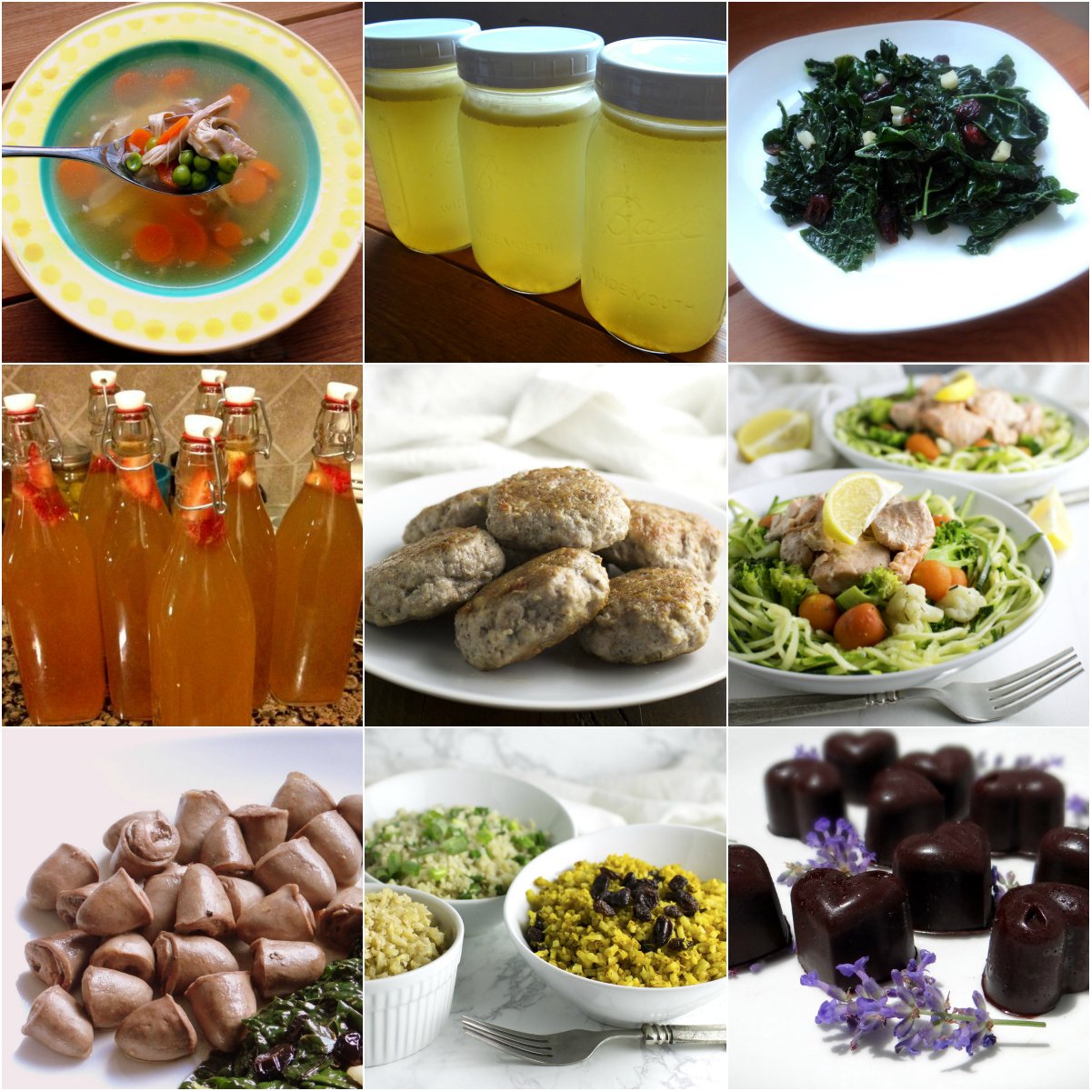 photo collage of my favorite recipes