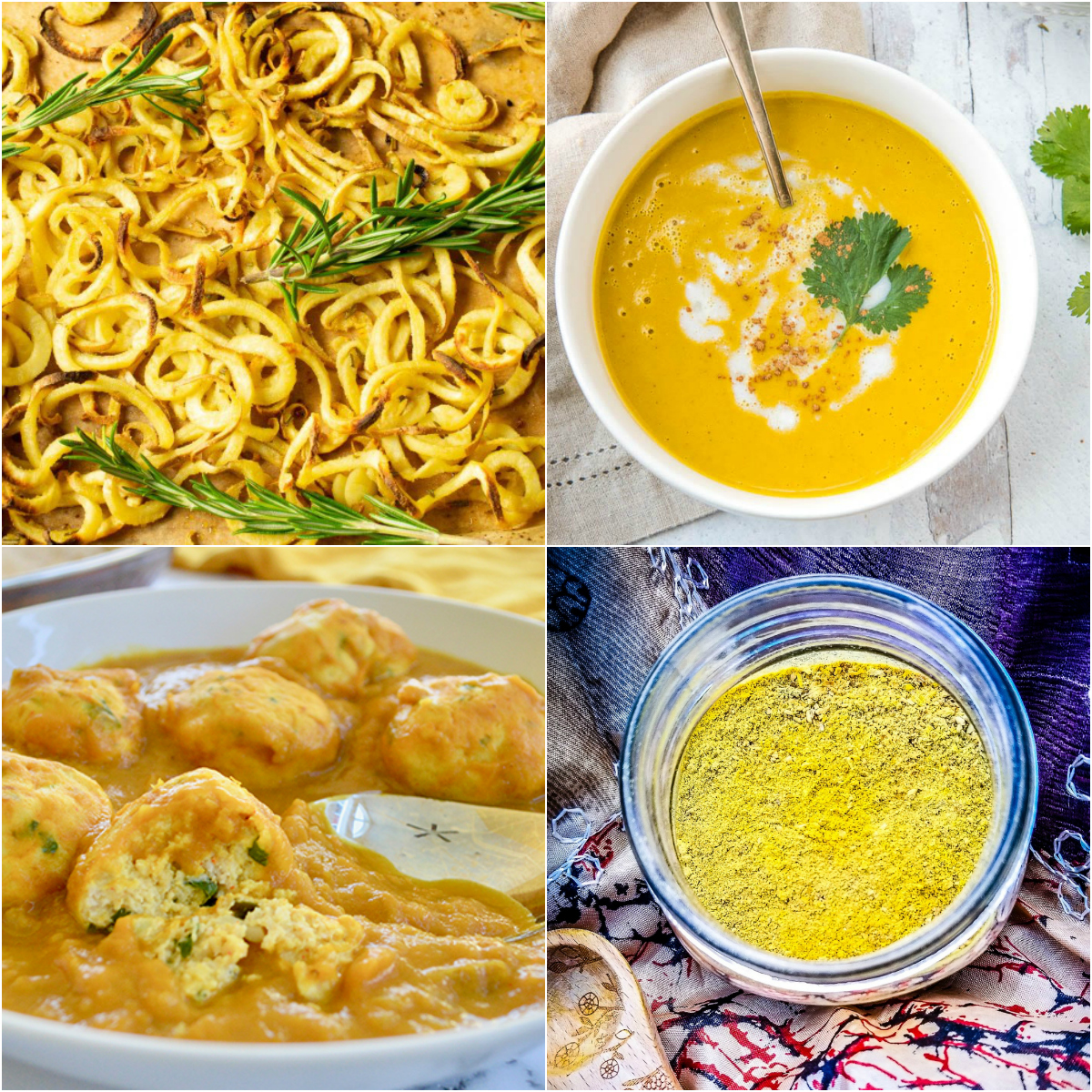 Paleo AIP Recipe Roundtable #307 | Phoenix Helix - *Featured Recipes: Curly Fries, Chicken Kofta Curry, Tandoori Pumpkin Soup, and Fire Cider Spice Blend