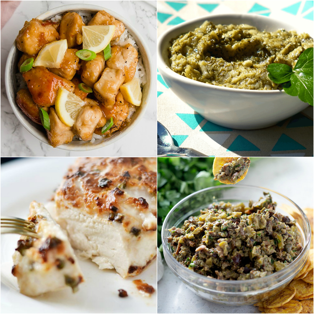 Paleo AIP Recipe Roundtable #309| Phoenix Helix - *Featured Recipes: Chinese Lemon Chicken, Coconut Butter Chive Chicken, Broccoli Sauce, and Smoked Oyster Tapenade