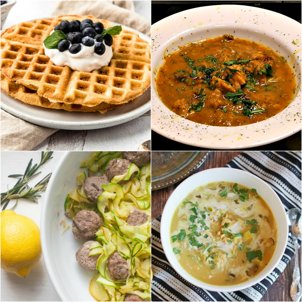 Paleo AIP Recipe Roundtable #313 | Phoenix Helix - *Featured Recipes: AIP Waffles, Fish Stew with Squash & Saffron, Creamy Mushroom and Brussels Sprouts Soup, and 30 Spring Recipes