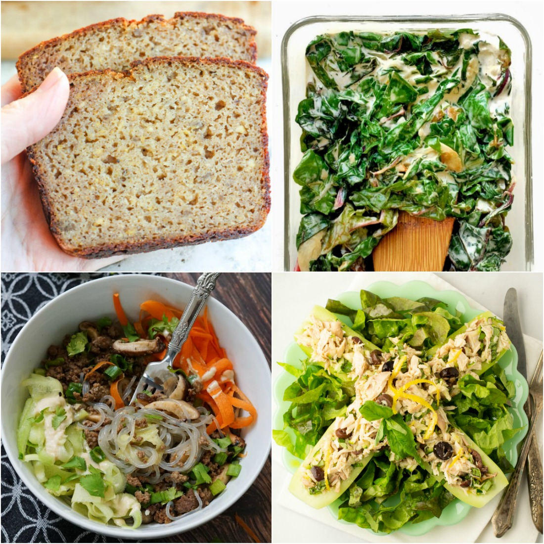 Paleo AIP Recipe Roundtable #319 | Phoenix Helix - *Featured Recipes: Sourdough Sandwich Bread, Korean Glass Noodle Recipe with Ground Beef, Swiss Chard Gratin, and Mediterranean Chicken Salad