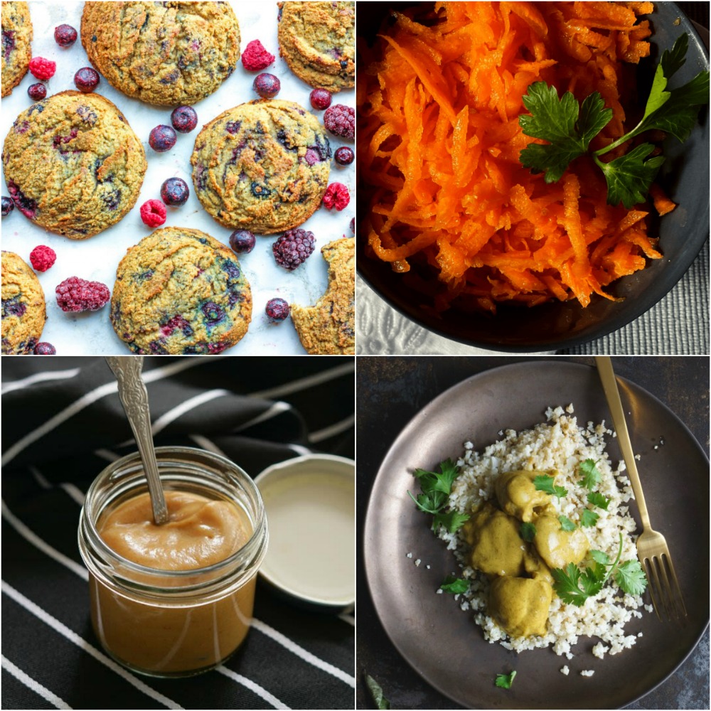 Paleo AIP Recipe Roundtable #325 | Phoenix Helix - *Featured Recipes: Mixed Berry Breakfast Cookies, Nightshade-Free BBQ Sauce, Simple Carrot Salad, and Chicken and Apple Curry with Cauli “Rice”