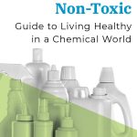 book cover with title and images of bottles