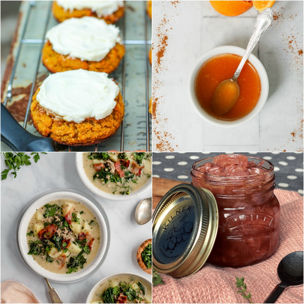 Paleo AIP Recipe Roundtable #337 | Phoenix Helix - *Featured Recipes: Pumpkin Cookies, Zuppa Toscana, Super Easy Orange Cinnamon Dressing, and Onion Jam