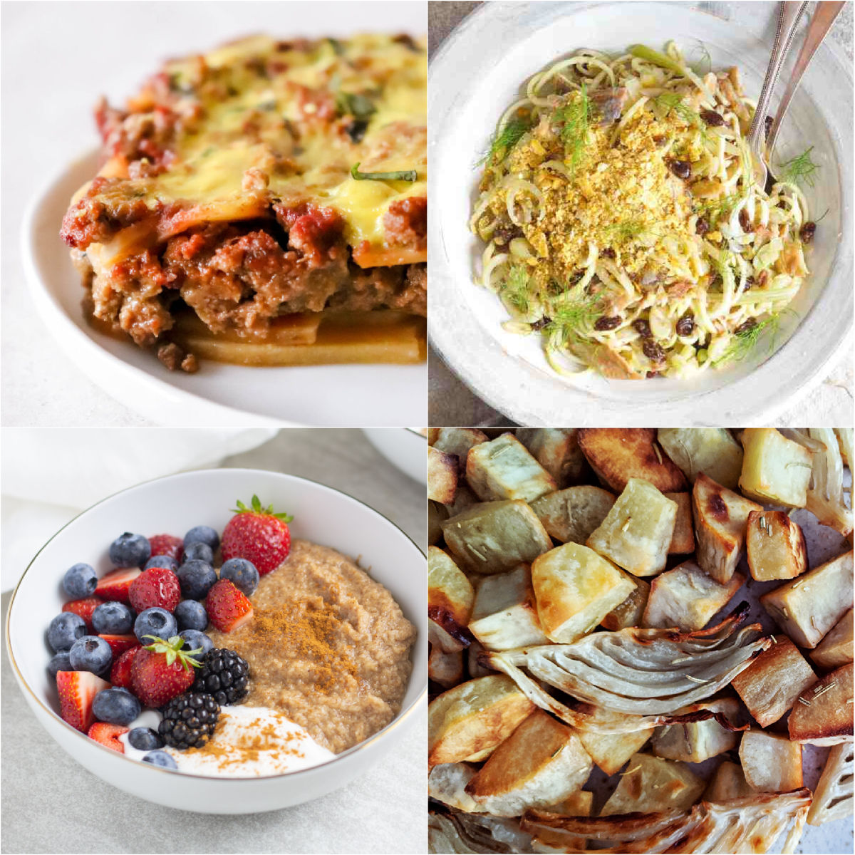 Paleo AIP Recipe Roundtable #339 | Phoenix Helix - *Featured Recipes: Sweet Potato "Lasagna", 5-Minute Grain-Free "Oatmeal", Pasta Con Le Sarde, and Roasted Fennel & White Sweet Potatoes