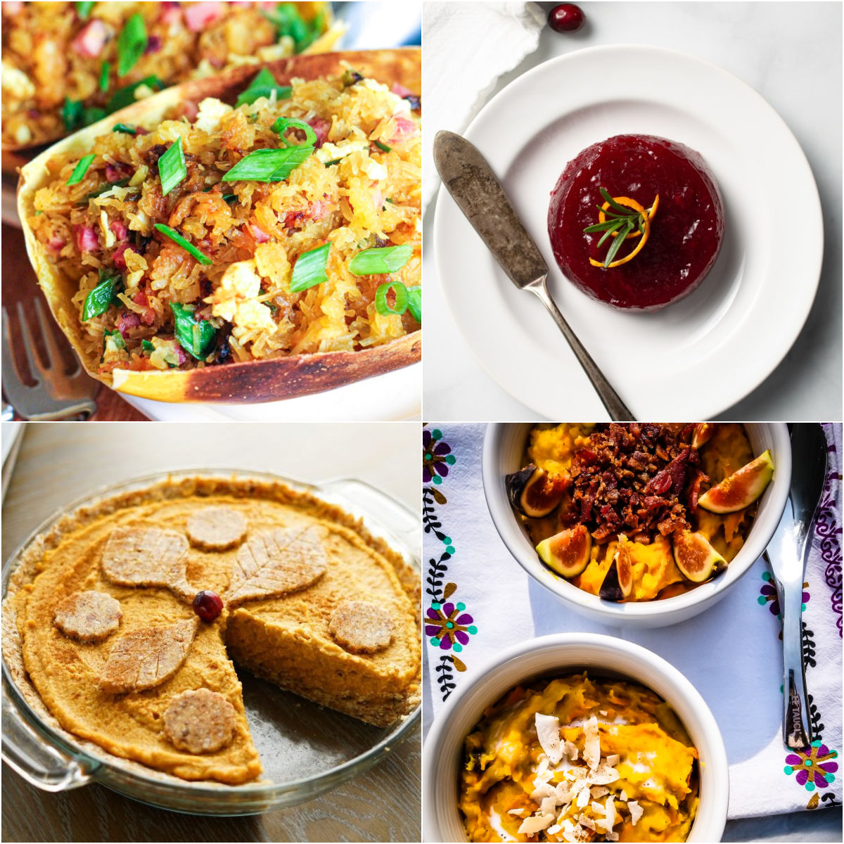 Paleo AIP Recipe Roundtable #345 | Phoenix Helix - *Featured Recipes: Spaghetti Squash Fried “Rice”, Pumpkin Pie, Jellied Cranberry Sauce, and Acorn Squash Porridge