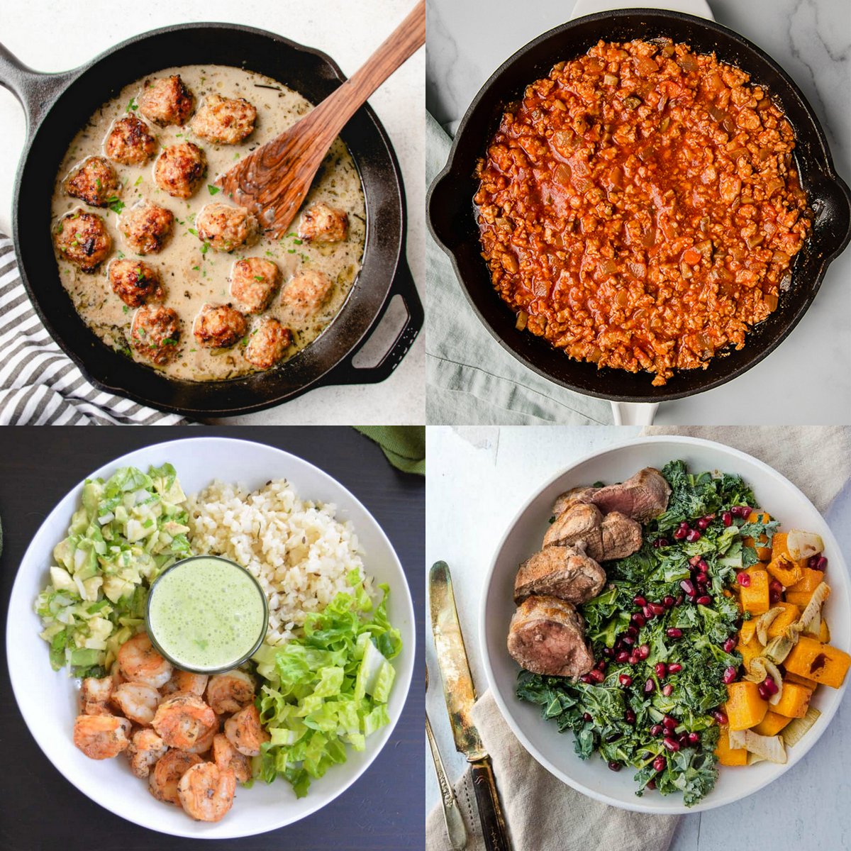 Paleo AIP Recipe Roundtable #352 | Phoenix Helix - *Featured Recipes: Turkey Sloppy Joe, Shrimp Burrito Bowl, Winter Bowl, and Chicken Meatballs in Creamy Mushroom Sauce.