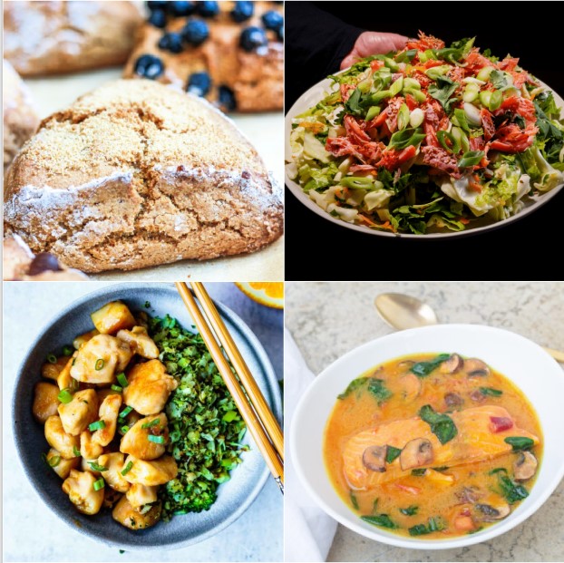 Paleo AIP Recipe Roundtable #354 | Phoenix Helix - *Featured Recipes: Orange Chicken, Easy Fish Salad Slaw, Coconut Curry Soup with Salmon, and a Master Scones Recipe.