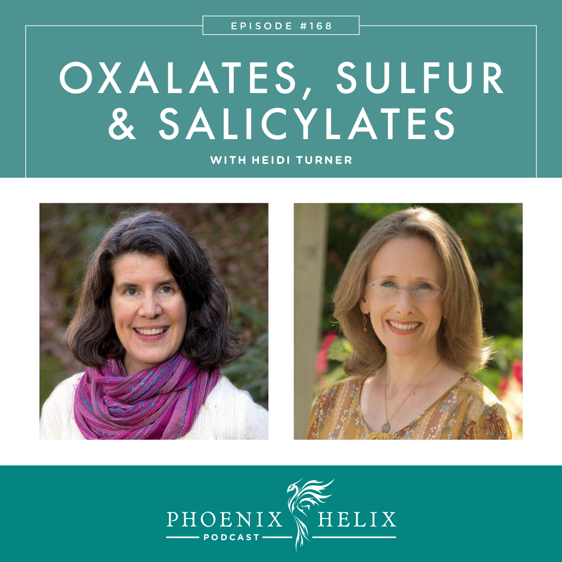 Oxalates, Sulfur, and Salicylate Sensitivities with Heidi Turner, RD | Phoenix Helix Podcast