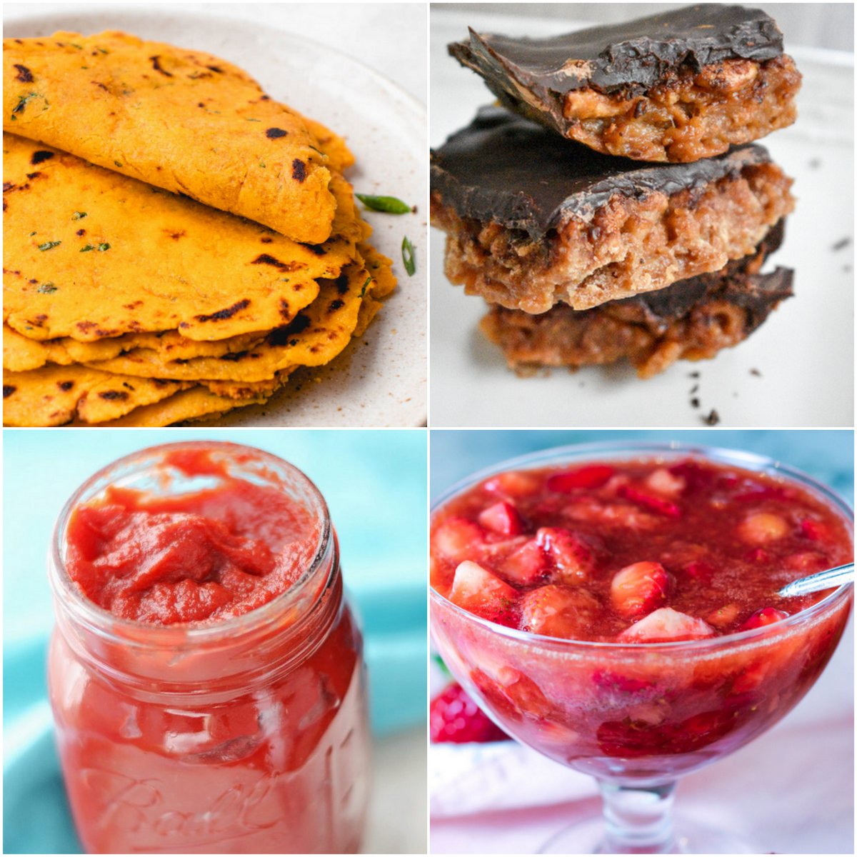 Paleo AIP Recipe Roundtable #367 | Phoenix Helix - *Featured Recipes: Sweet Potato Tortillas, "Chocolate" Crispy Squares, Instant Pot Nomato Ketchup, and Strawberry Topping.