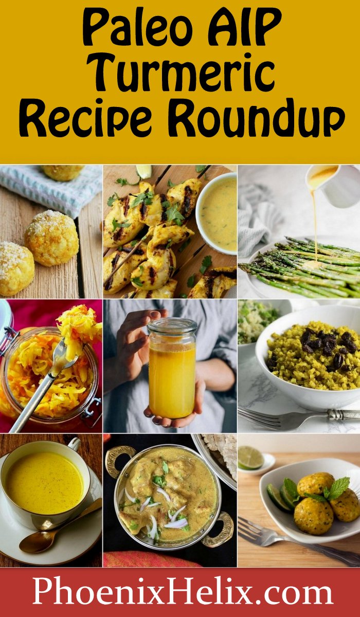 Paleo AIP Anti-Inflammatory Turmeric Recipe Roundup | Phoenix Helix