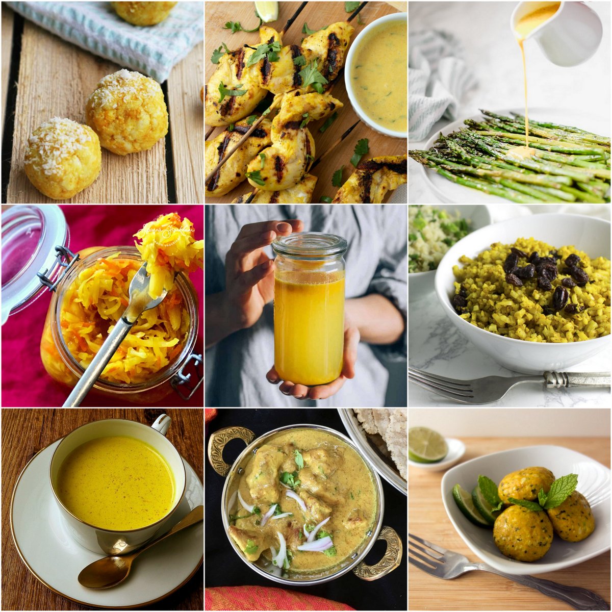 photo collage of featured recipes