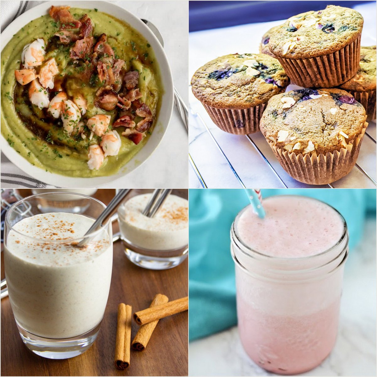 Paleo AIP Recipe Roundtable #376 | Phoenix Helix - *Featured Recipes: AIP Breakfast Bowl, Blueberry Tigernut Muffins, The Best Chai Collagen Smoothie, and Strawberry Electrolyte Drink.