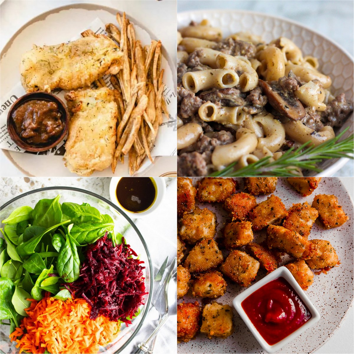 Paleo AIP Recipe Roundtable #399 | Phoenix Helix - *Featured Recipes: Caribbean Fish & Chips, AIP Hamburger Macaroni, Vibrant Raw Beet Salad, and Baked Pork Chicken Nuggets.