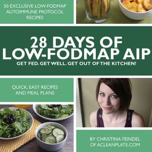 28 Days of Low-FODMAP AIP meal plan