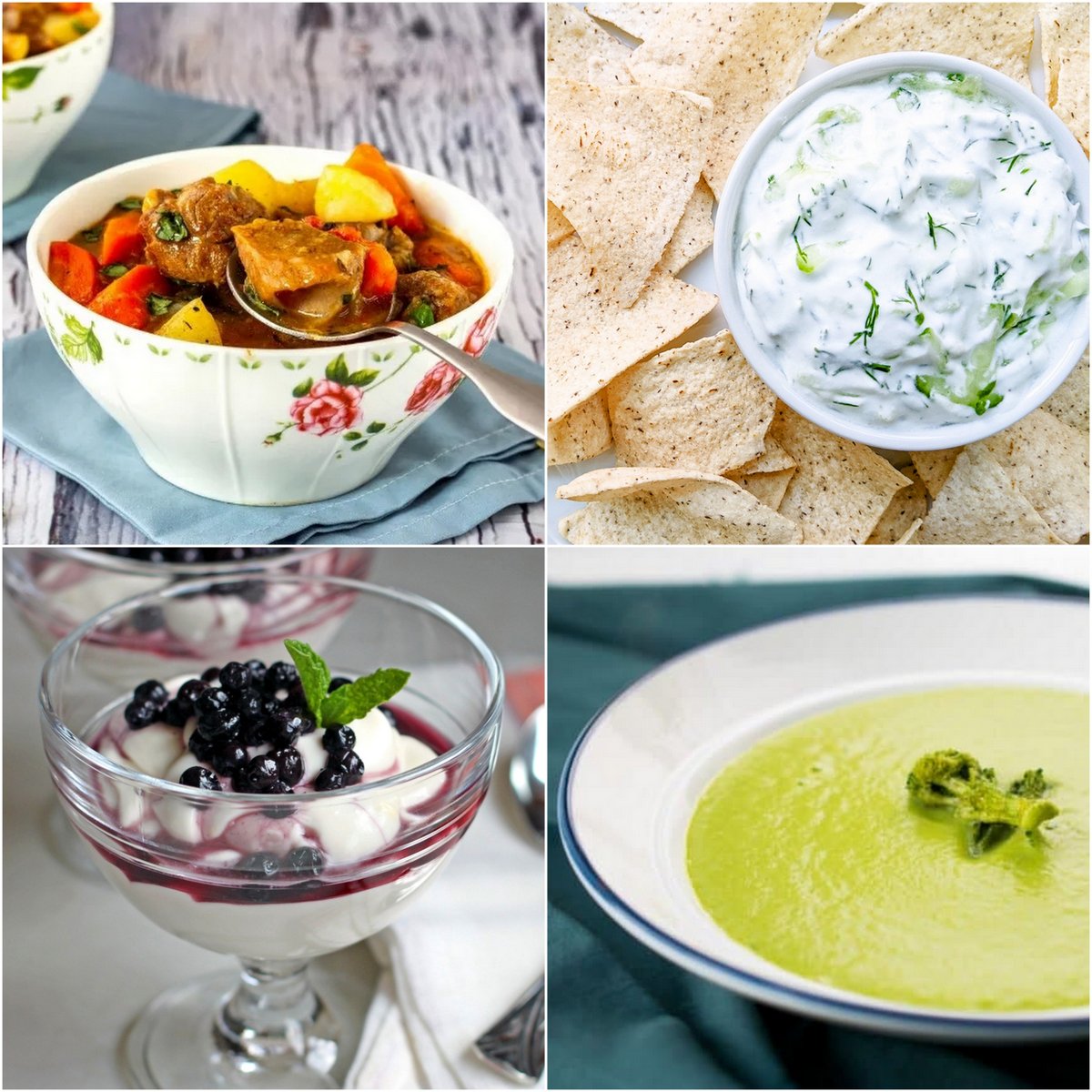 Paleo AIP Recipe Roundtable #403 | Phoenix Helix - *Featured Recipes: Lamb and Root Veggie Stew, 5-Ingredient Tzatziki, Creamy Asparagus Soup, and Blueberries and Lemon Cream.