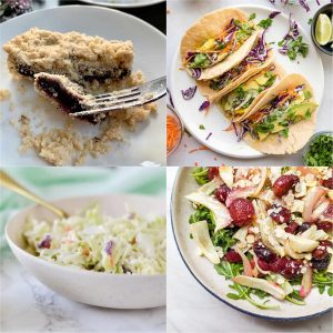 photo collage of featured recipes