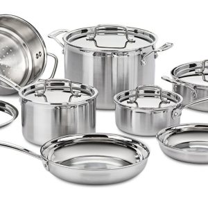 stainless steel pan set