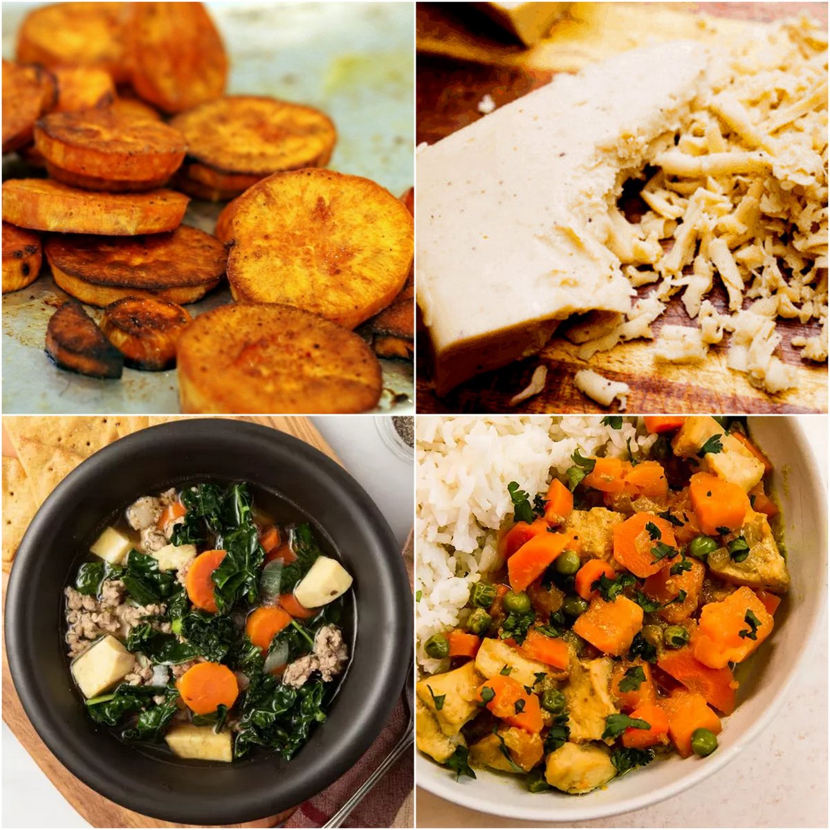 Paleo AIP Recipe Roundtable #414 | Phoenix Helix - *Featured Recipes: Crispy Sweet Potato Rounds, AIP Mozzarella Cheese, Zuppa Toscana, and Slow Cooker Coconut Turmeric Curry Chicken.